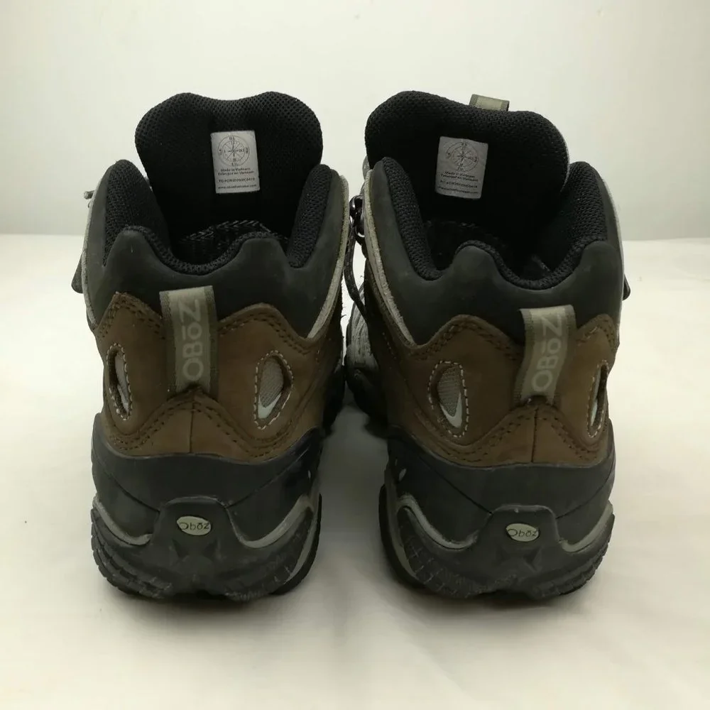 Oboz Women's Waterproof Hiking Boot - Taupe/Chocolate